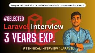 Laravel Interview | Backend Developer #interviewguide #laravel #liveinterview