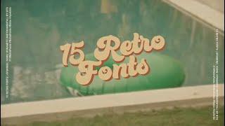 15 RETRO FONTS