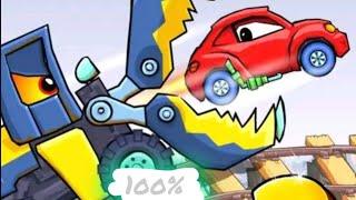 Car Eats Car 2 100%(all improvements, monsters(except one),car for boxes)