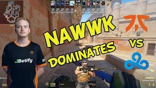 NAWWK vs C9 | CS2 Pro Gameplay | FNATIC 2-1 C9 Thunderpick World | POV Highlights Clutch ace 20K-7D