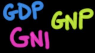 GDP vs GNP vs GNI