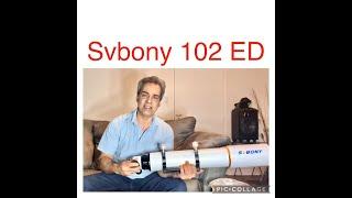 Svbony SV503 102ED F/7 refractor #astronomy #telescope #refractor #svbony #moon