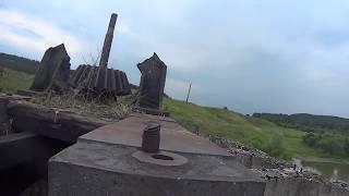 Развалины первой всесезонной ГЭС на реке Ур. Близ села Горскино.