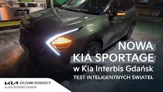 Nowa Kia Sportage - TEST Inteligentnych świateł adaptacyjnych LED | GTLine | 4K