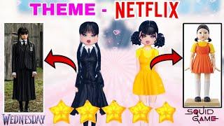 Buying Iconic NETFLIX Series themes in Dress to impress 