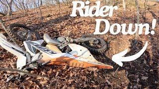 Peters Mill On The KTM 150sx and I STILL SUCK AT RIDING!!! (Hill climbs)