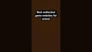 ️UNBLOCKED GAMES at School!️#unblocked #fyp #dothis