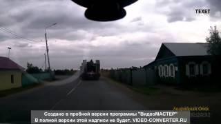 Омск ДТП Танк свалился с КРаЗа