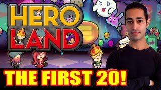 Heroland Switch Gameplay and Knowble Edition Unboxing - JJ's FIRST 20