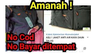 REVIEW JUJUR ! JAKET GUNUNG ATAU JAKET OUTDOOR ANTI AIR DAUN TALAS