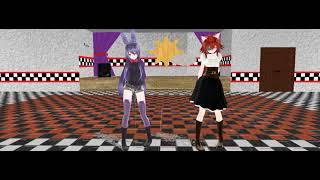 MMD X FNAF Female Bonnie X Female Foxy Genderbend - [Cat Dealers & JRDN - Like It]