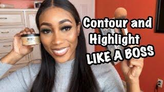 CONTOUR AND HIGHLIGHT TUTORIAL FOR BLACK WOMEN -FOR BEGINNERS