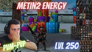  Metin2 Energy | Level: 250 | Cele mai tari evolutii! | PVM - PVP   ‼️GIVEAWAY CU BANI REALI‼️