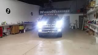 2018 Ford F-250 Emergency Strobe Lights - www.WickedWarnings.com