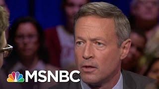 Martin O'Malley: 'For Profit' Prisons Are 'Immoral' | Democratic Forum | MSNBC