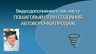 Пошаговый план создания автоворонки продаж