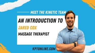 Meet Jared Cox, KPT Massage Therapist