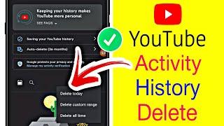 How To Delete YouTube Activity History | clear YouTube History 2023