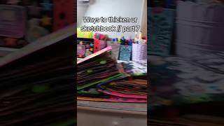 Ways to fill your #sketchbook ! #scrap #junkjournal #sketching #scrapping #colorful #chonky