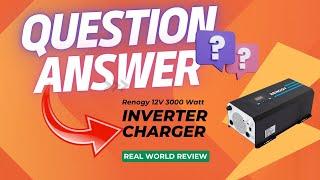 Your Questions Answered! Renogy 3000W Inverter Charger w/LCD - Test & Review