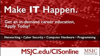 MSJC Computer Information Systems // Online Program