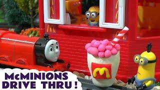 Minions Mini Stories with McDonalds Toys and Toy Trains