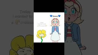 Flowey buys a crossaint (Undertale Comic animation)