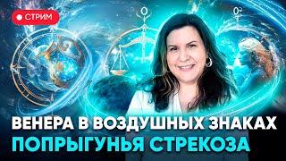 Венера в воздушных знаках зодиака: Близнецы, Весы и Водолей. Попрыгунья стрекоза