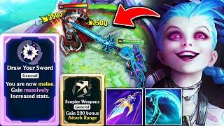 When Jinx gets "Draw Your Sword" she turns into the FINAL BOSS of Arena (INSANE AUGMENTS)