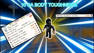 10 QA BODY TOUGHNESS! ROBLOX SUPER POWER TRAINING SIMULATOR