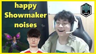 Showmaker having Fun with Faker's Pick