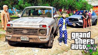 ОТЕЦ И СЫН В GTA 5 - ПРИЕХАЛИ К ДЕДУ В ДЕРЕВНЮ РАБОТАТЬ НА ОГОРОДЕ ! ГАРВИН