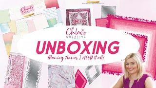 Chloes Creative Cards Blooming Frames Unboxing Video