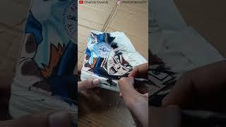 Customising My Shoes  | Goku Ultra instinct and Vegeta Ultra Ego