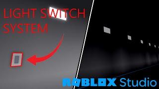 How to make a working Light Switch system [Roblox Studio]