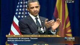 President Obama Speech at Tucson, AZ Memorial Service