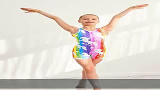 LUOUSE 2 Pack Sparkle Gymnastics Leotards For Girls With Shorts Kids Dance Unitards Biketards