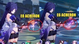 Difference Visual Effects Acheron E0 and E6