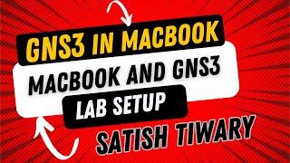 Download and Install GNS3 in Macbook M1 | GNS3 Tutorial | Run GNS3  on MAC ARM M1/M2