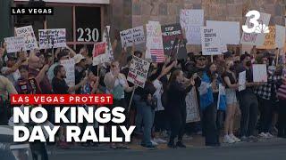 'No Kings Day' rally fills Downtown Las Vegas to protest Trump policies