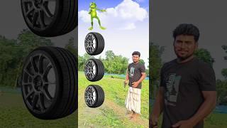 Tractor wheel to dancing frog,, joker,, gorilla & dame tu cosita - magic vfx