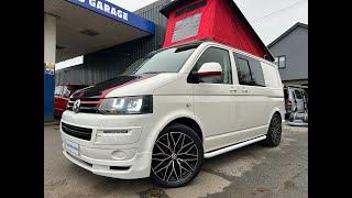 Volkswagen Transporter 2.0TDI 4 Berth Camper Van Electric RockNRoll Bed Fully Loaded Motorhome NoVat