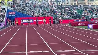 Women’s 400m Semi-finals Heat 2, 2024 U.S. Olympic Trials, Kendall Ellis (49.81), Shamier Little