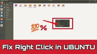 Fix right click issue in UBUNTU linux | Laptop touchpad problem fixed