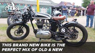 Custom 'new vintage' styled Hollis Motorcycle - quick look & start-up