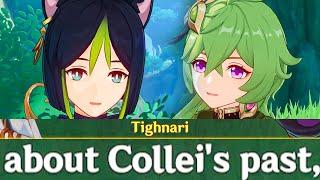 TIGHNARI Talks About COLLEI's Past Sumeru Cutscene Genshin Impact