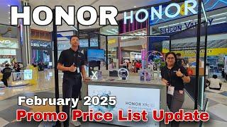 HONOR Promo Price List Update February 2025, Honor X9c, Honor 200 Series, Magic V3 5G, Pad Series