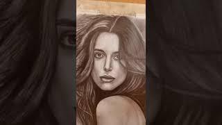 Портрет Киры Найтли pencil portrait