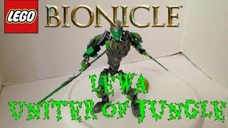 LEGO Bionicle Lewa Uniter of Jungle Review! + Lewa and Uxar Combination!