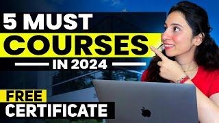 ONLINE COURSES for Students in 2024 | BEST COURSES in 2024 | FREE COURSE with Certificate